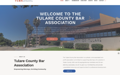 Tulare County Bar Association Announces Web Site Re-Launch with Upgraded Services for Members & the Public